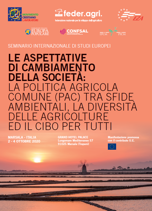 A Marsala l’evento internazionale sulla Politica Agricola Comune e le sfide ambientali