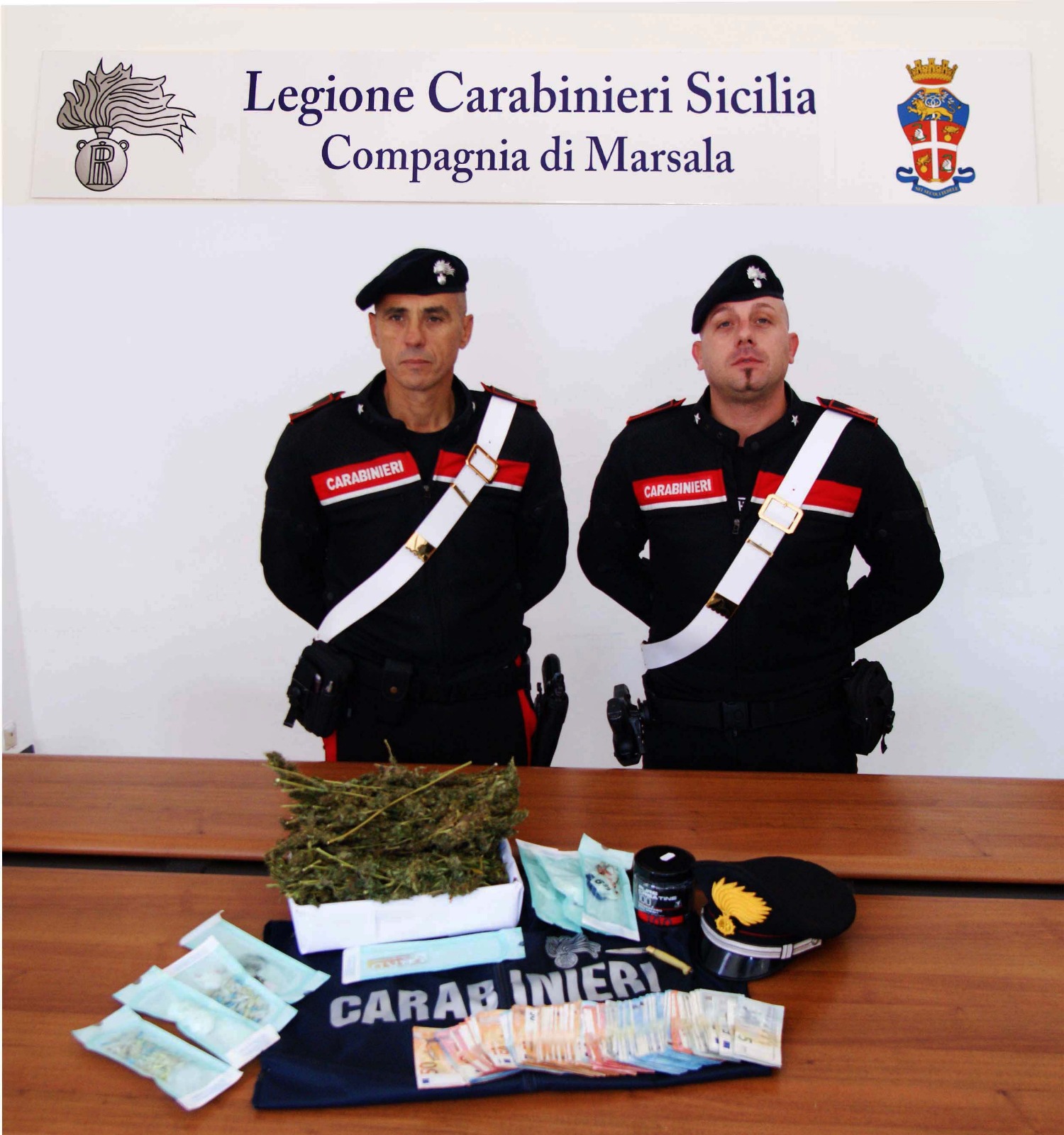 Marsala: tre arresti per spaccio di droga sul territorio