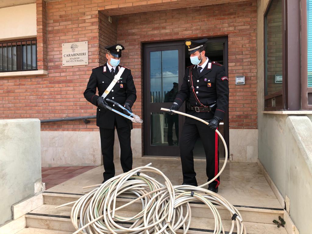 Castellammare: rubavano cavi di rame da una cava, arrestati tre giovani