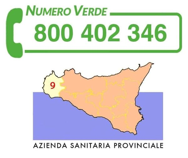 Covid: l’Asp Trapani potenzia il servizio Numero Verde 800 402 346