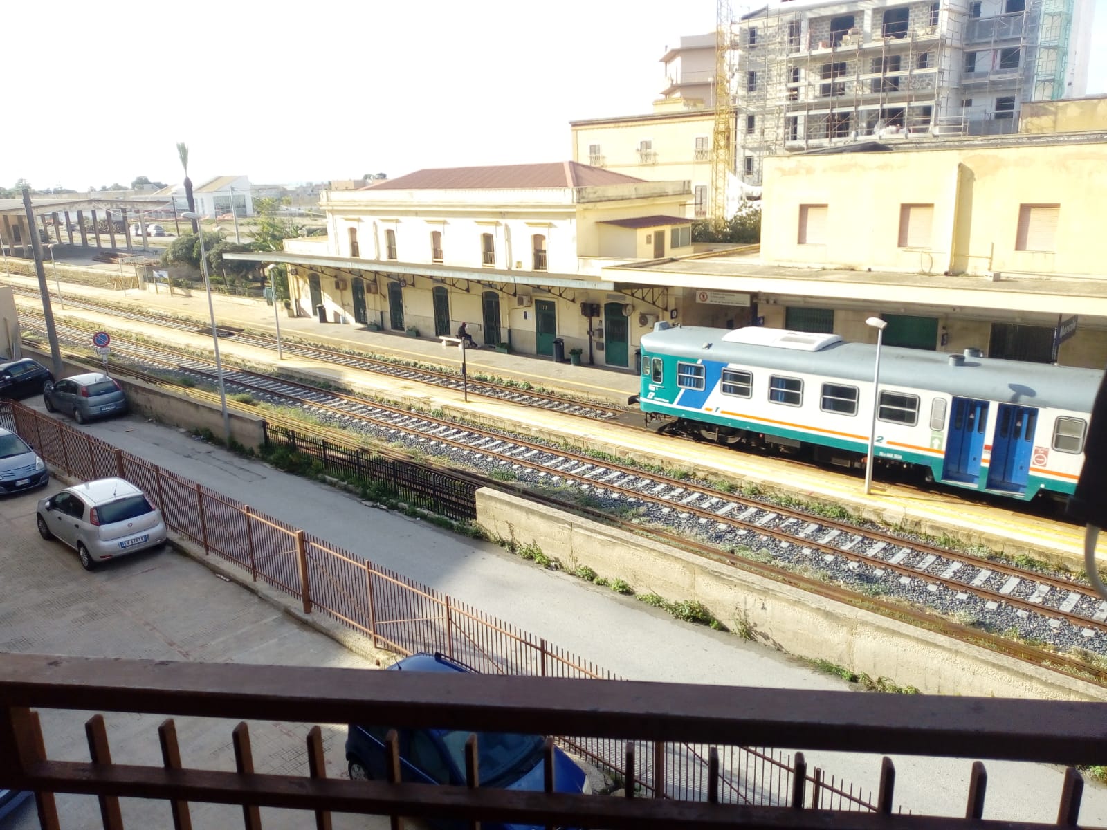 La forte pioggia fa sospendere il traffico ferroviario tra Trapani e Castelvetrano