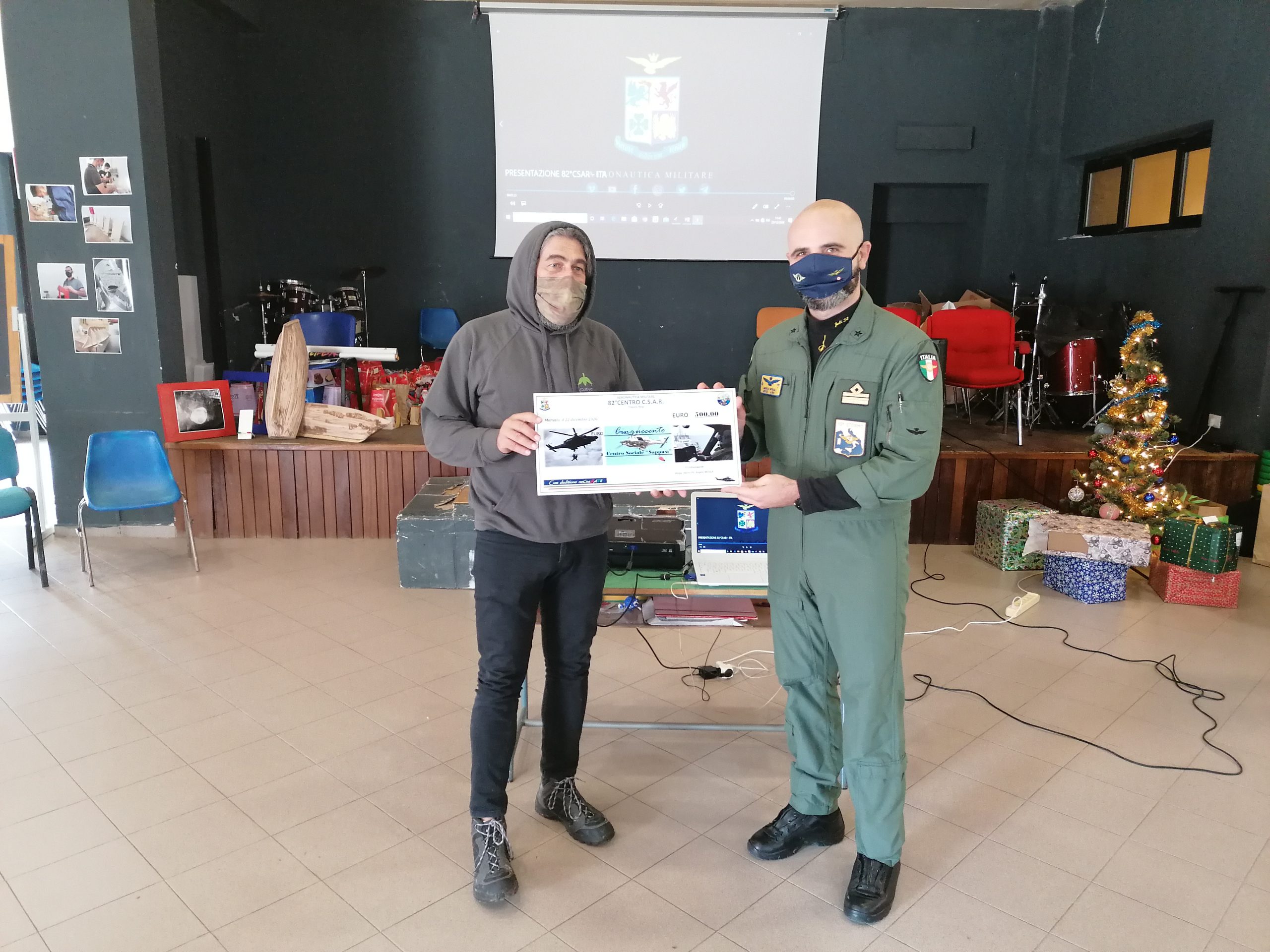 Donazione dell’Aeronautica di Birgi al Centro di Sappusi per il progetto “L’Officina di Pinocchio”