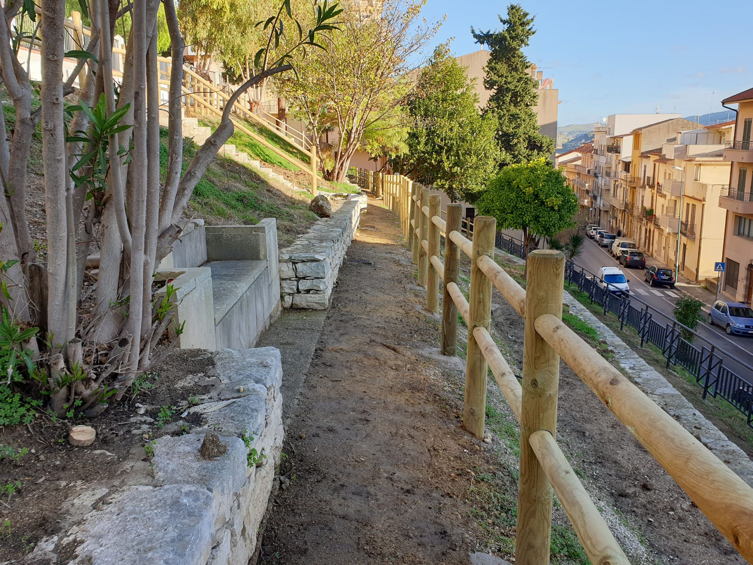 Salemi: conclusi i lavori al Parco delle Rimembranze