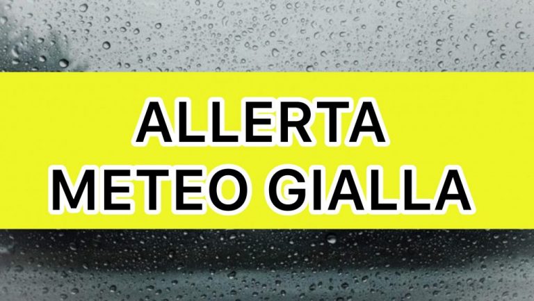 Allerta gialla in Sicilia, rischio idrogeologico e temporali