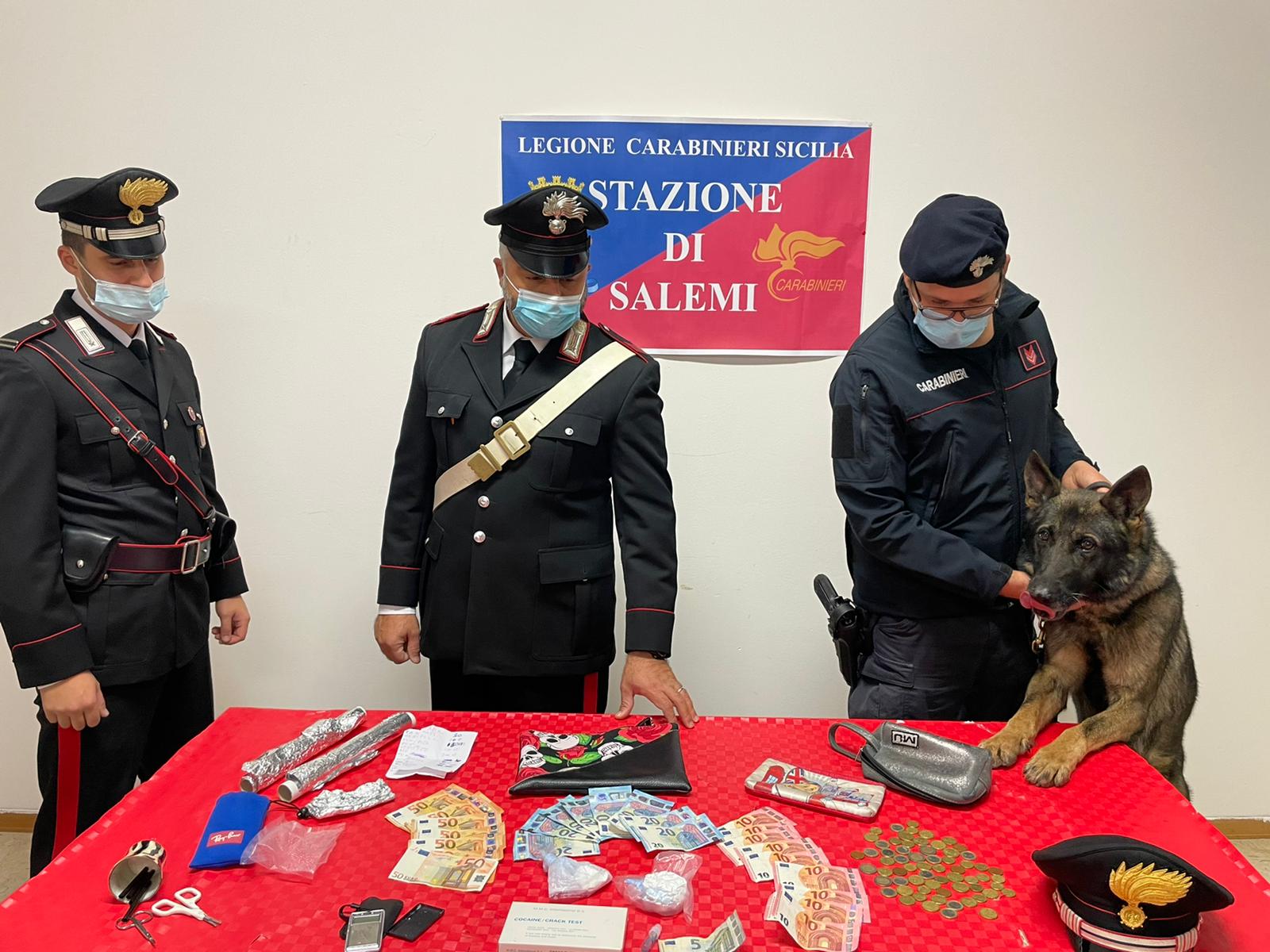 Salemi: arrestato un palermitano per spaccio di cocaina