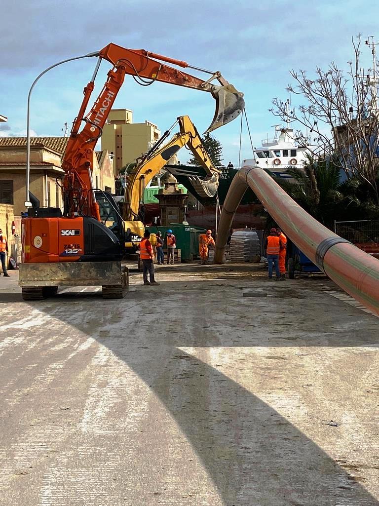 Mazara: lavori per la realizzazione della rete fognaria di Tonnarella-Trasmazzaro