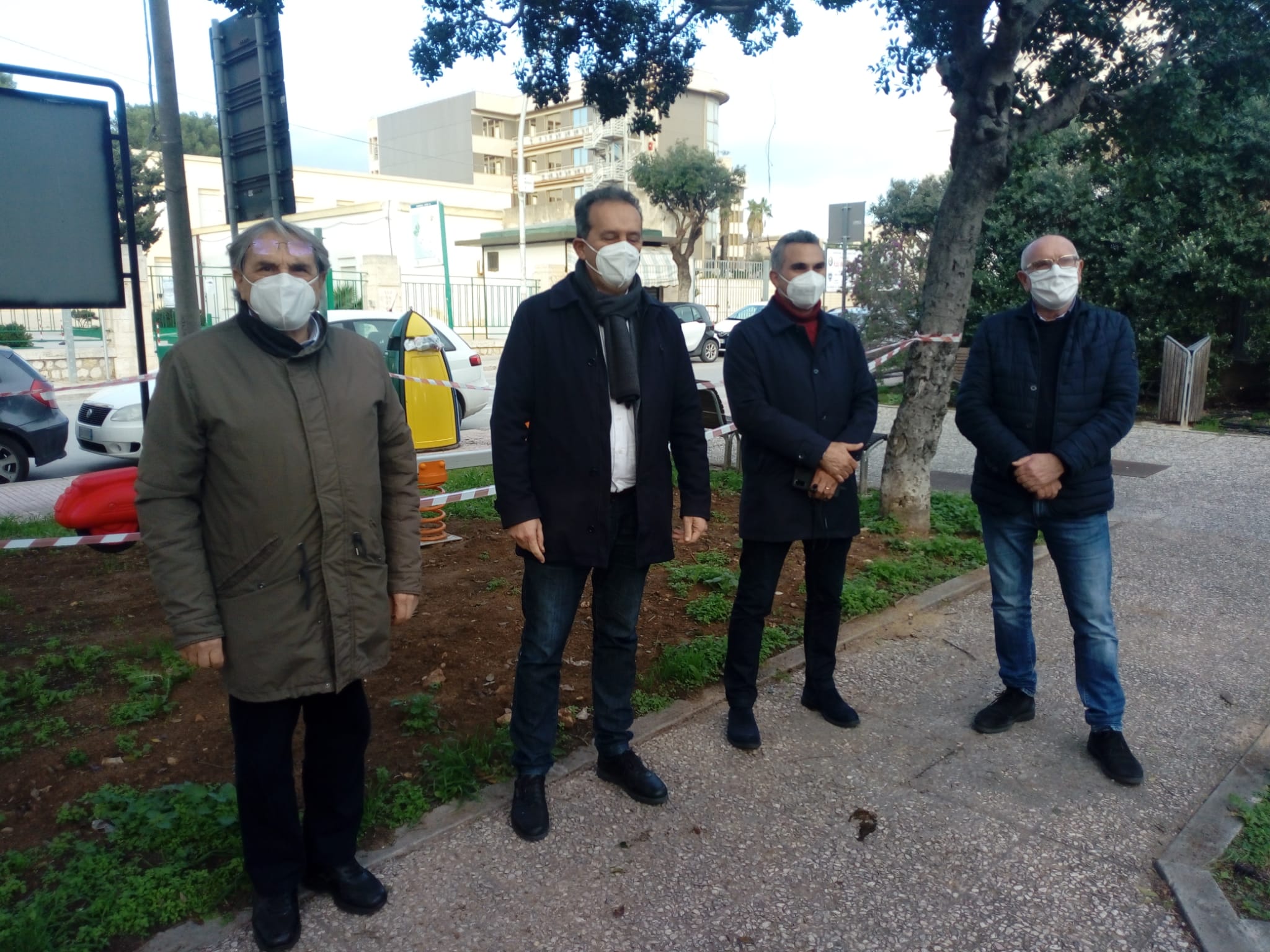 Marsala, arredata con giochi per bambini la piazza Caprera