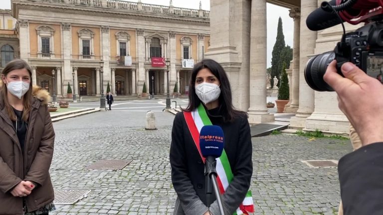 A piazza del Campidoglio esposta l’immagine di Patrick Zaki