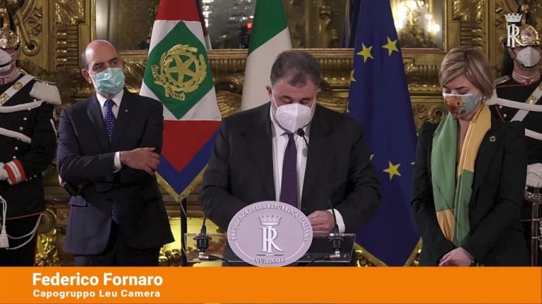 Leu “Conte punto di equilibrio, allargare la maggioranza”