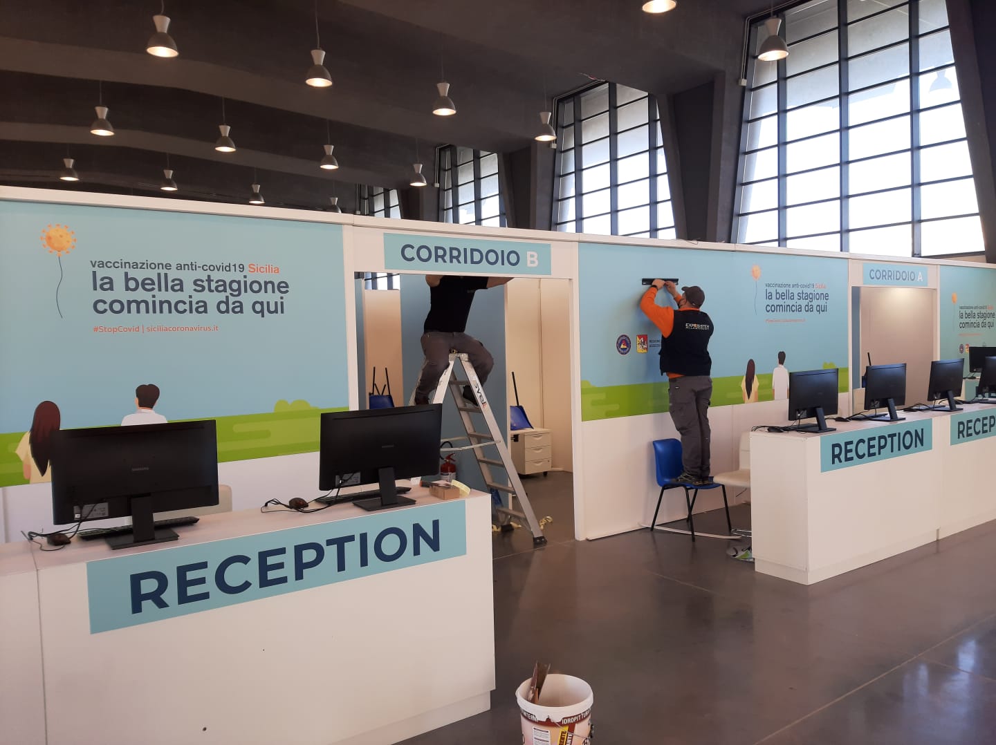 Nuovo centro vaccinale in Sicilia, l’inaugurazione domenica a Catania