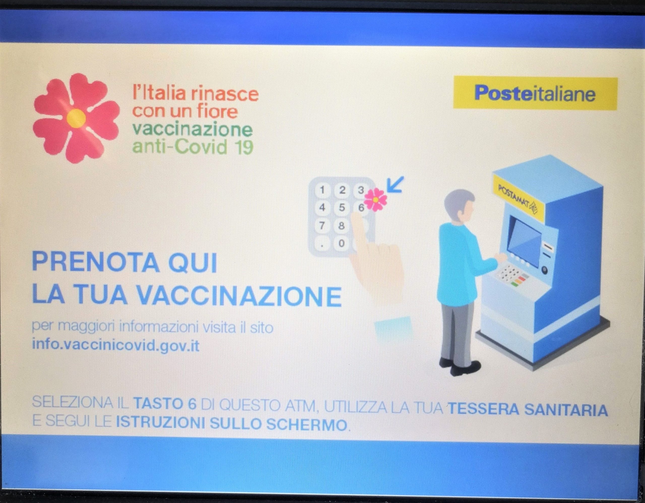 Prenotazione vaccini, in Provincia di Trapani anche dagli Sportelli Atm