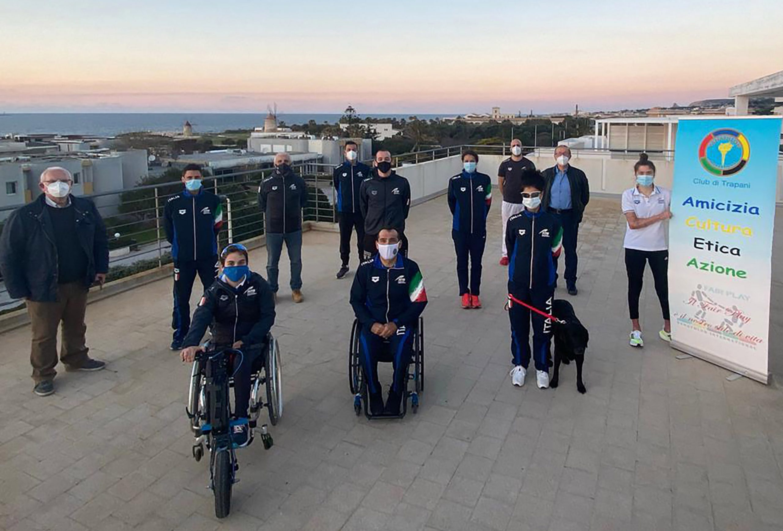 Il Panathlon di Trapani dà il benvenuto alla Nazionale Italiana olimpionica di Paratriatholn