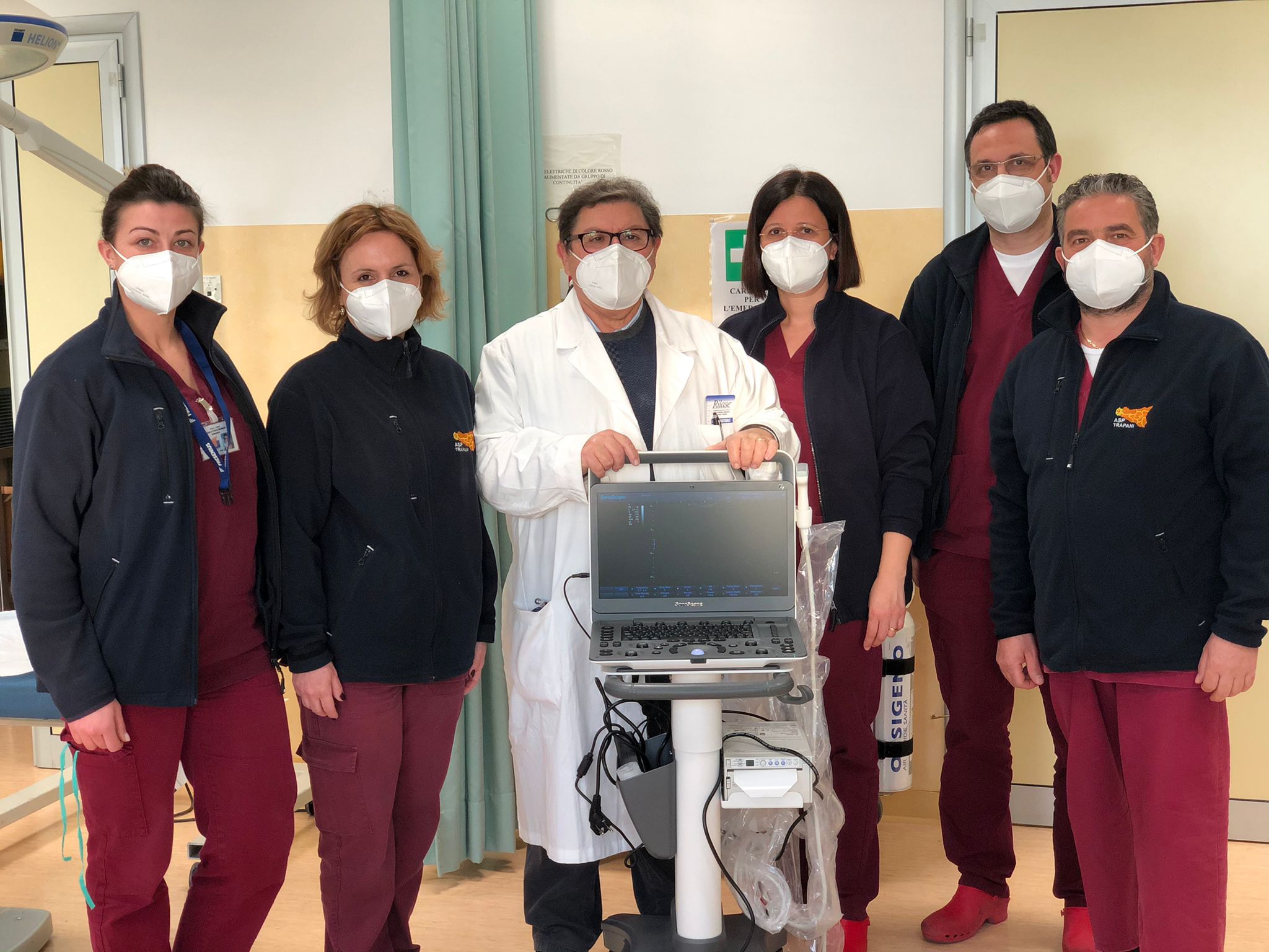 Marsala: al reparto di Medicina e Chirurgia consegnato un Ecografo portatile