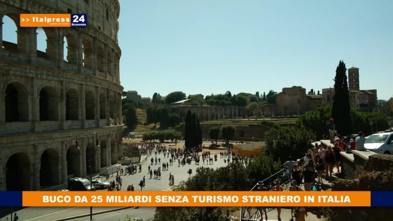 Senza il turismo straniero buco da 25 miliardi