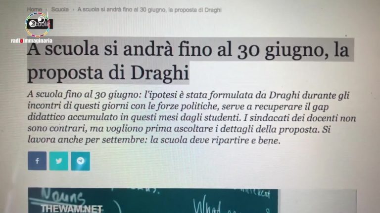 Scuola in estate? No grazie