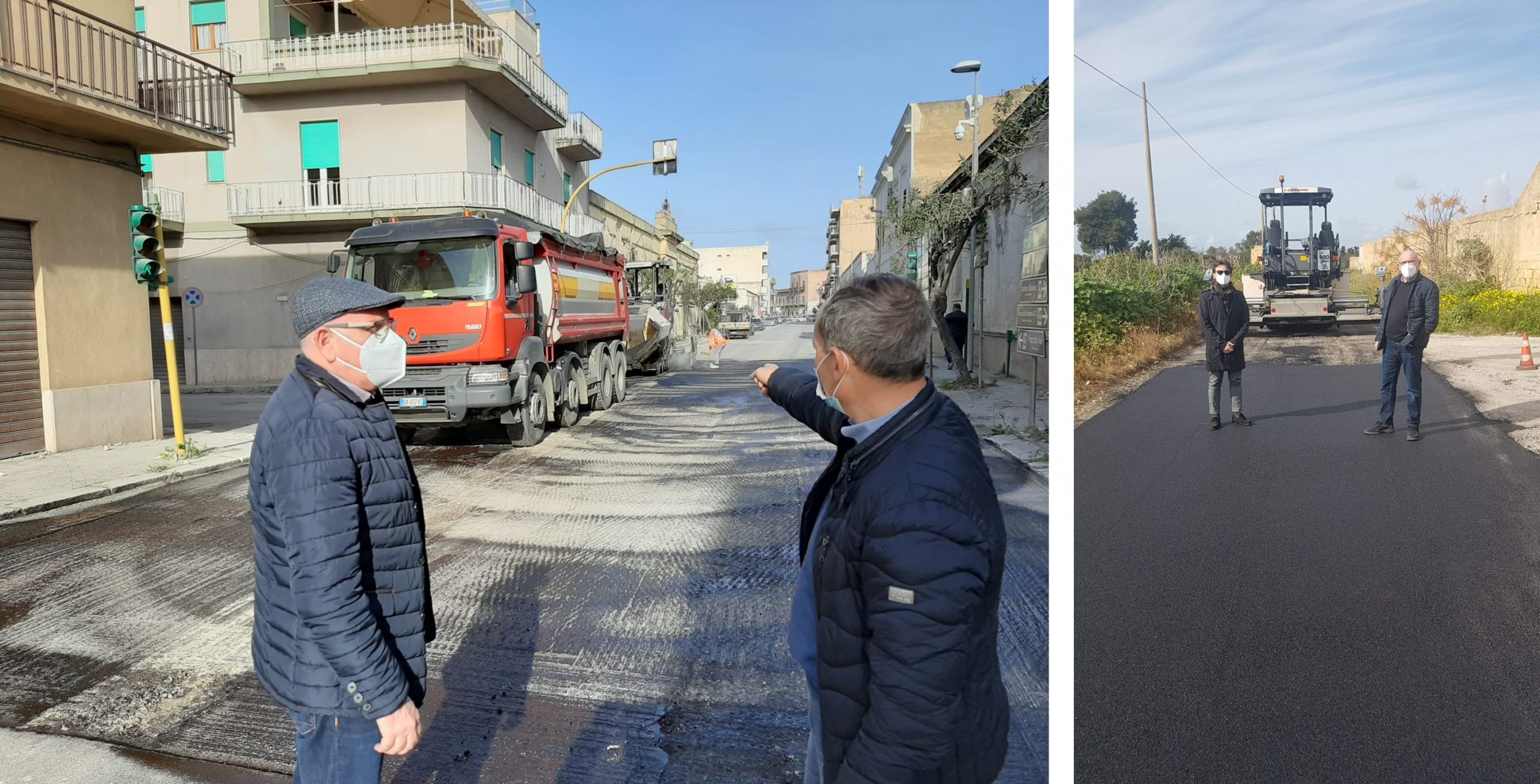 Marsala: conclusi i lavori all’asfalto in via Mazara e in contrada Paolini