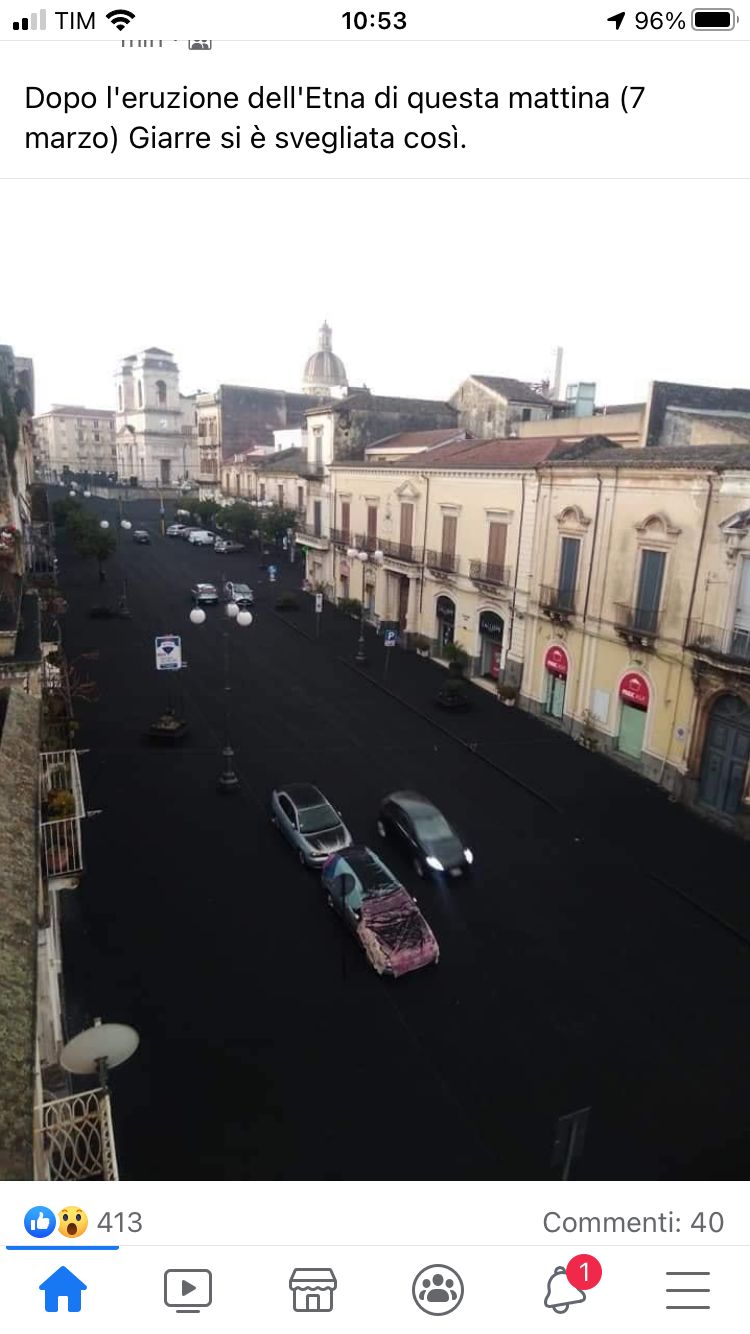 Etna, nuova e pericolosa eruzione. Stanziato un milione di euro per i comuni colpiti