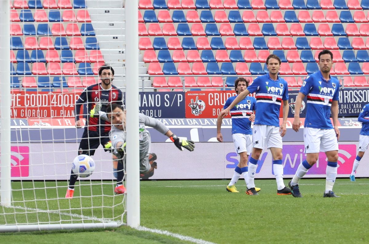 Bologna batte Sampdoria 3-1, altri tre passi verso la salvezza