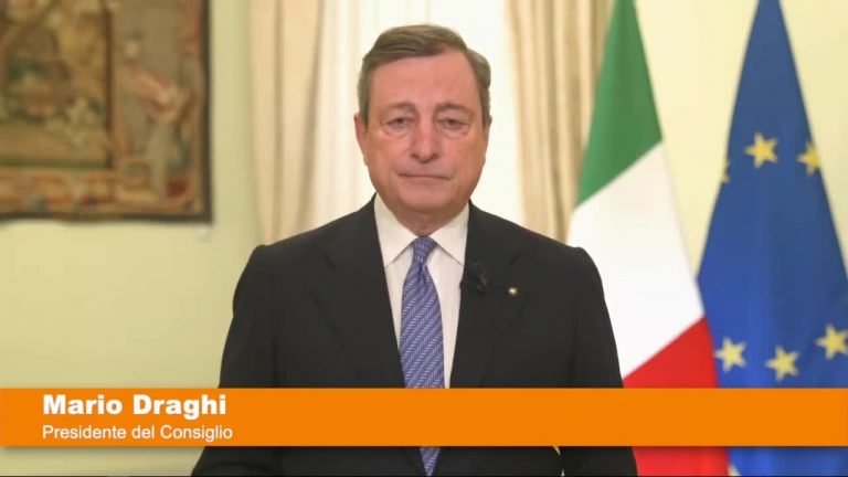 Covid, Draghi “La via d’uscita non è lontana”. VIDEO