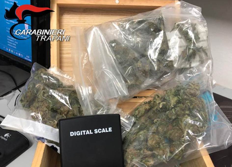 Arrestato per droga un 26enne marsalese che percepisce il reddito di cittadinanza