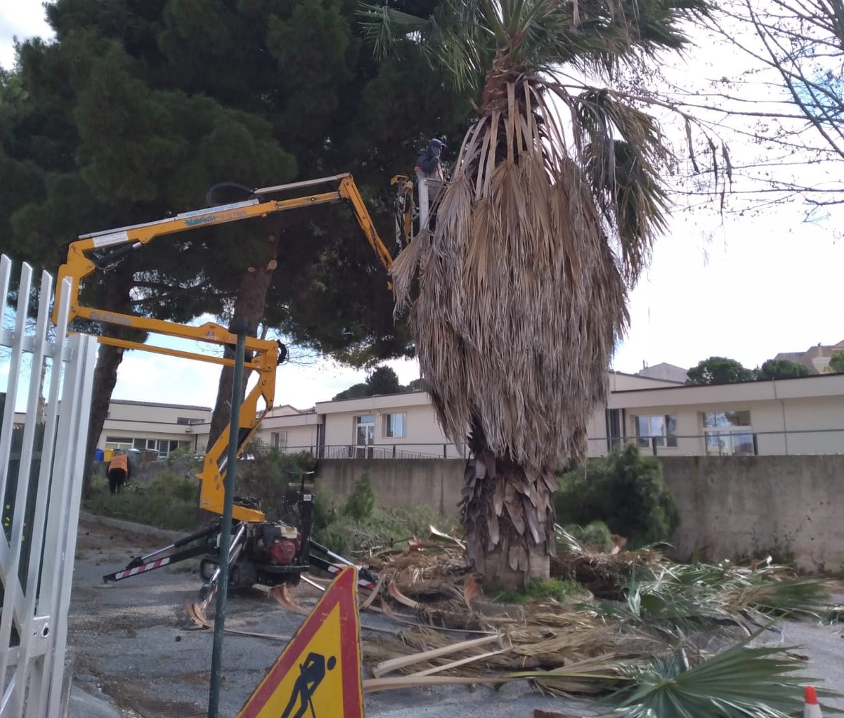 Salemi: interventi nel plesso scolastico di via Leonardo da Vinci