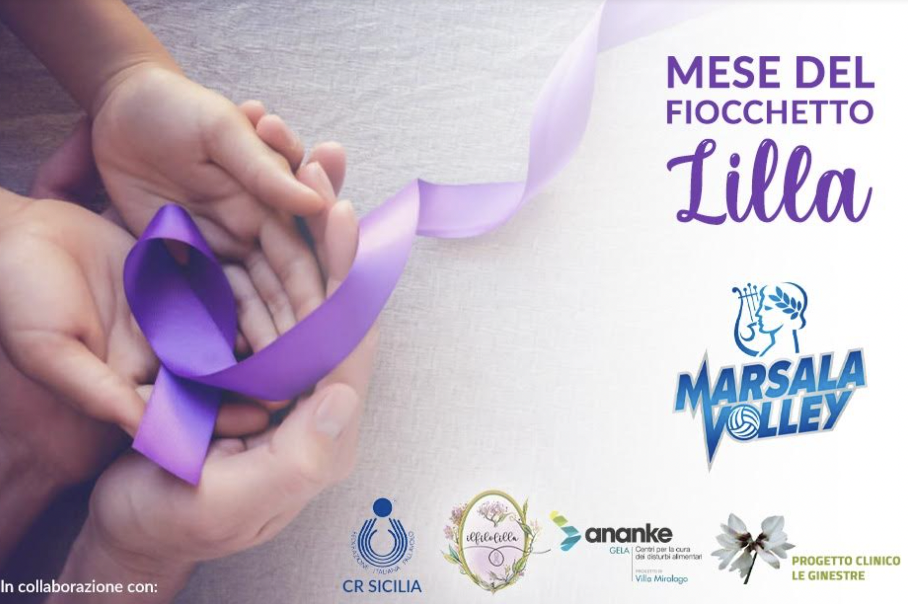 Volley: per Marsala-Macerata in campo col fiocco lilla sui disturbi alimentari