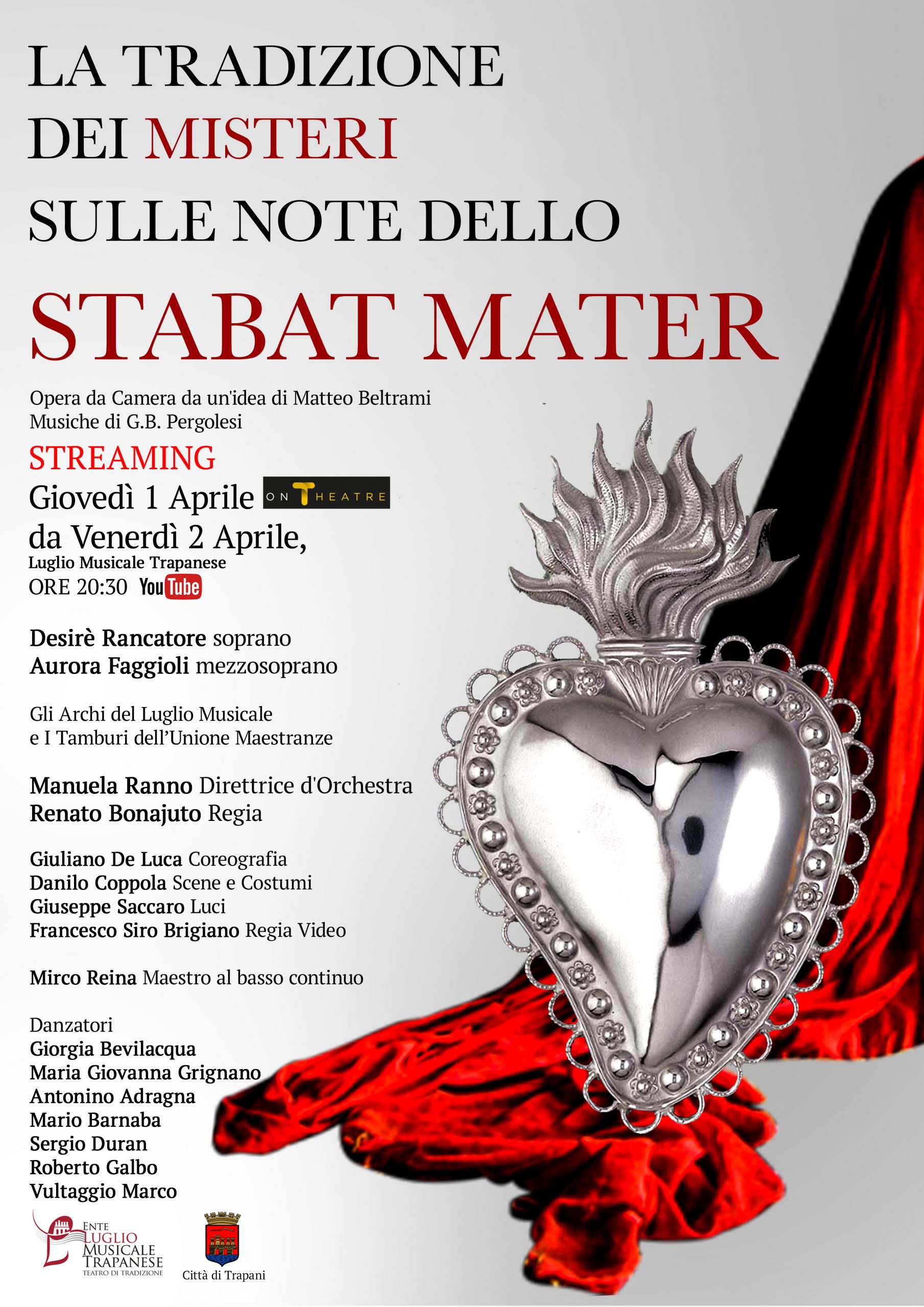 Trapani: presentata l’opera “La tradizione dei Misteri sulle note dello Stabat Mater” dell’Ente Luglio Musicale