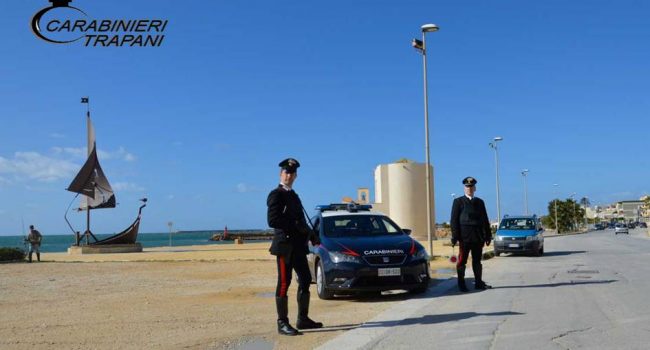 Controlli dei Carabinieri tra Mazara e Salemi, cinque denunce e diverse sanzioni per violazioni norme anti Covid