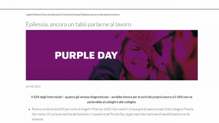 Indagine sull’epilessia conferma la paura di stigma sul lavoro