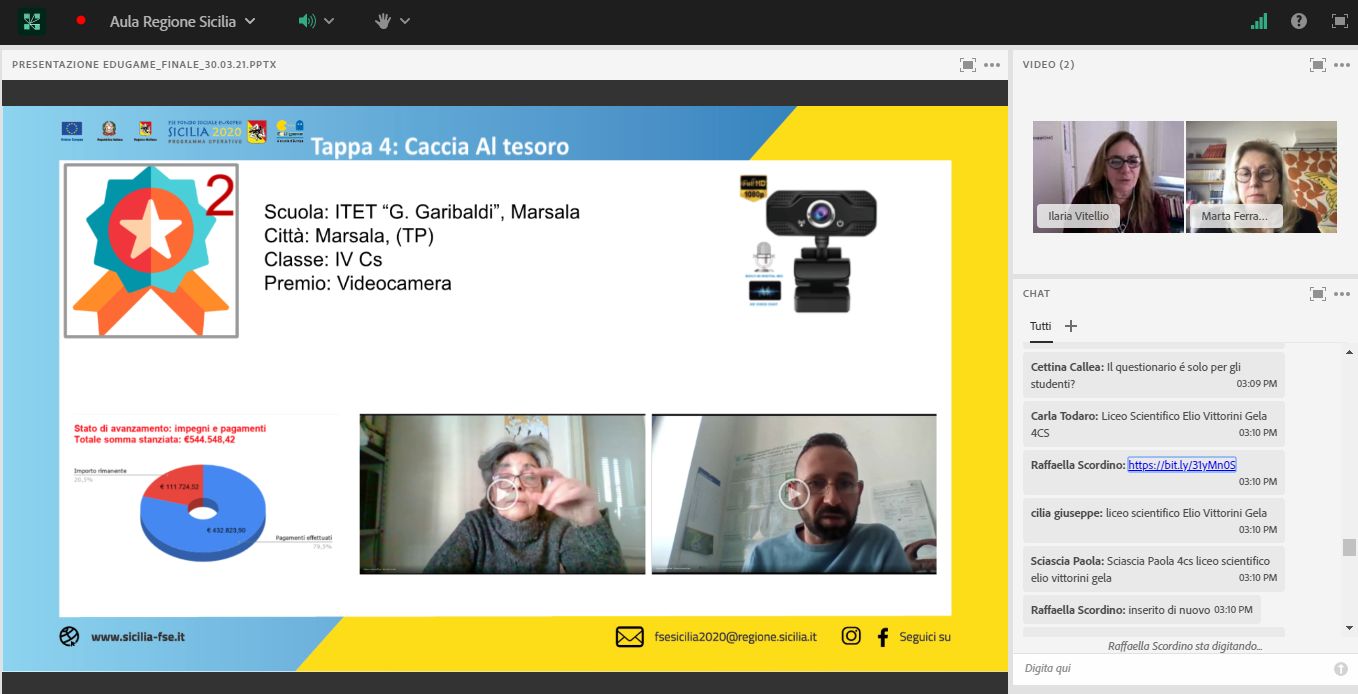 I Garibaldi’s Watchers dell’Itet di Marsala conquistano il podio di “Edugame-A scuola di Europa”