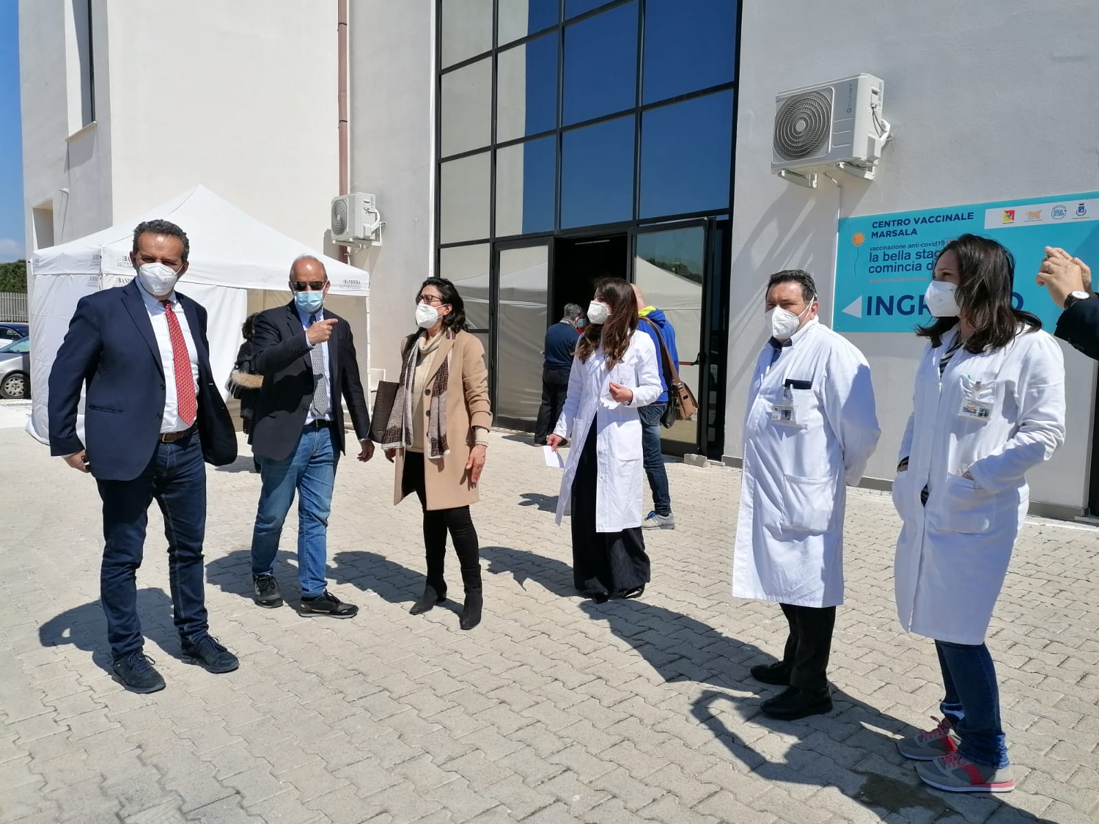 Marsala: inaugurato l’Hub Vaccinale al Campus Biomedico vicino l’ospedale