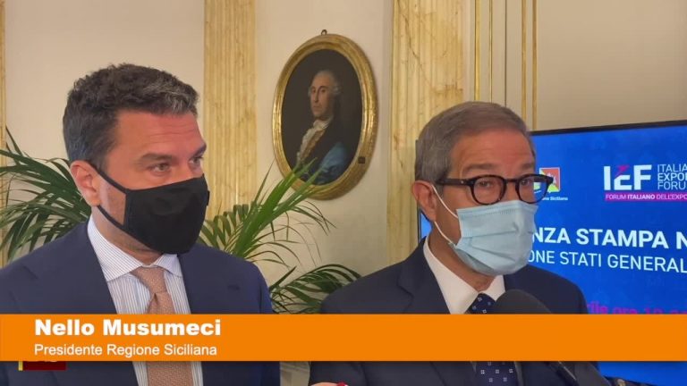 Stati generali dell’export, Musumeci “Proiettiamo brand Sicilia nel mondo” – VIDEO