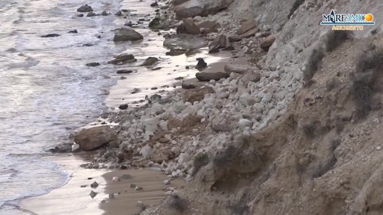 La Scala dei Turchi si sgretola, ancora crolli. VIDEO