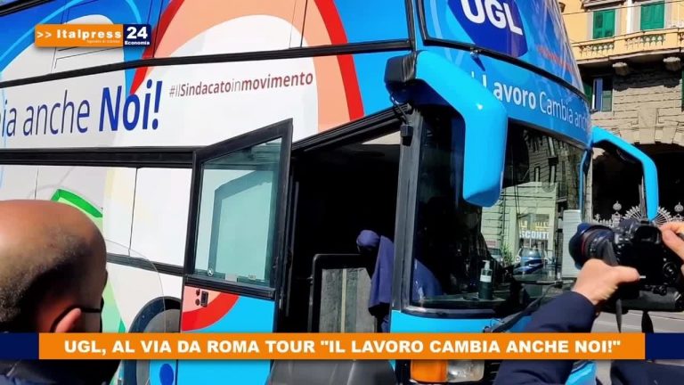 Lavoro, al via il tour dell’Ugl. Trenta tappe in venti giorni