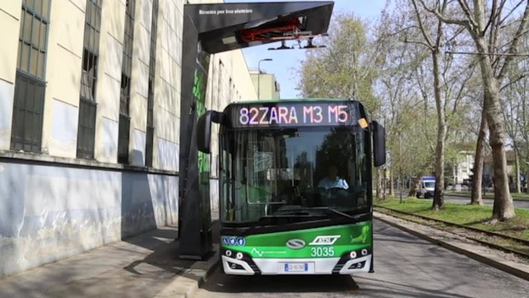 Atm Milano, attivi primi 4 charger per ricarica wireless e-bus