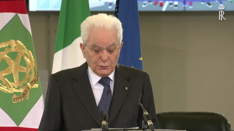 Mattarella “La magistratura non deve perdere credibilità”