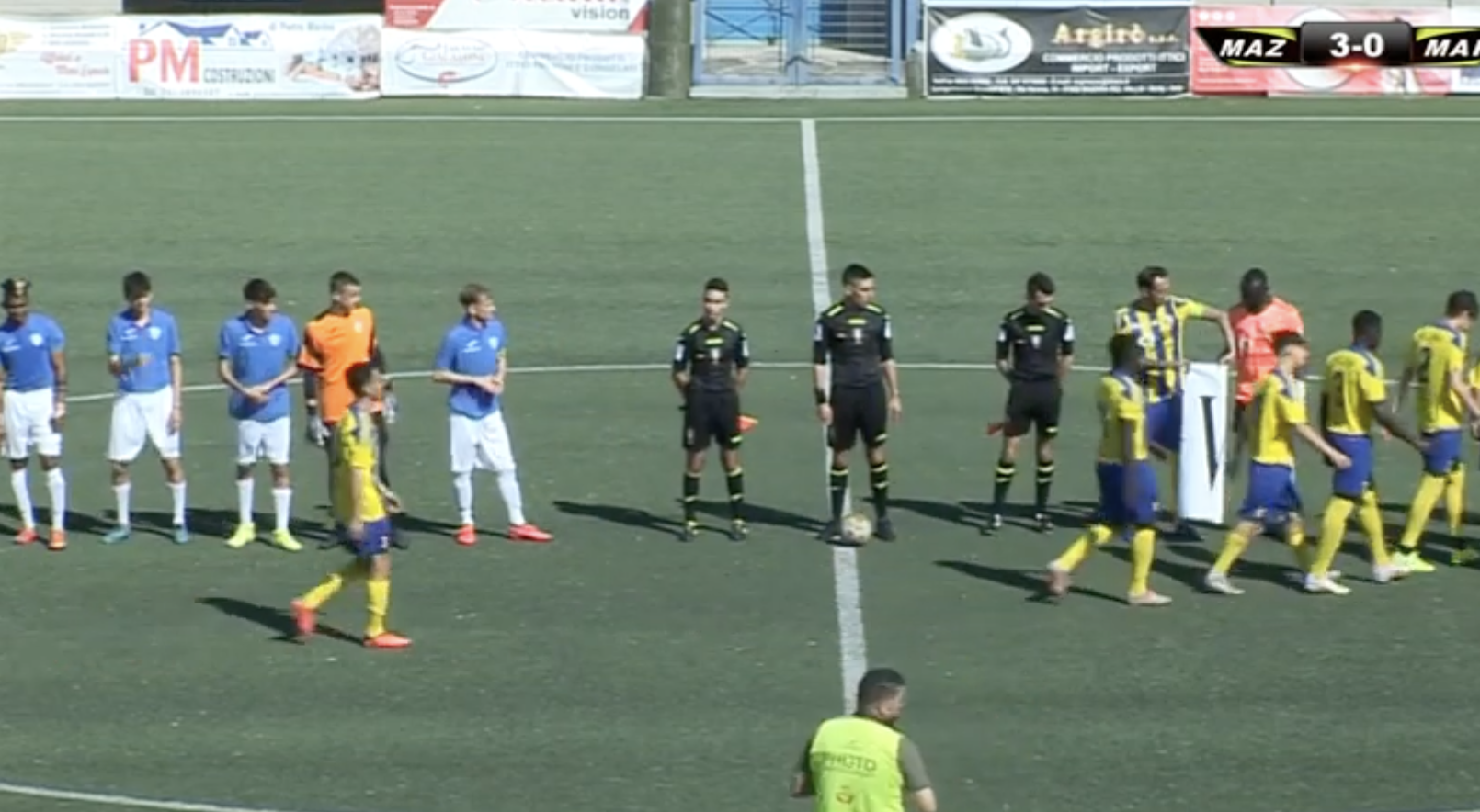 Marsala Calcio battuto dai “cugini” mazaresi per 3 a 0