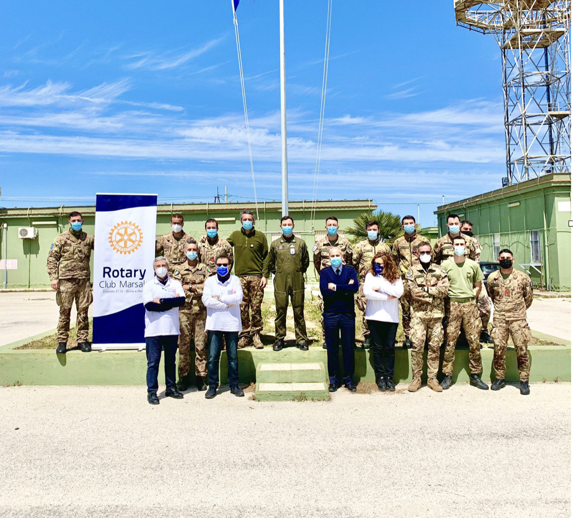 La 35ª Squadriglia Radar Remota di Marsala alza il livello di sicurezza con i corsi BLS-D grazie al Rotary