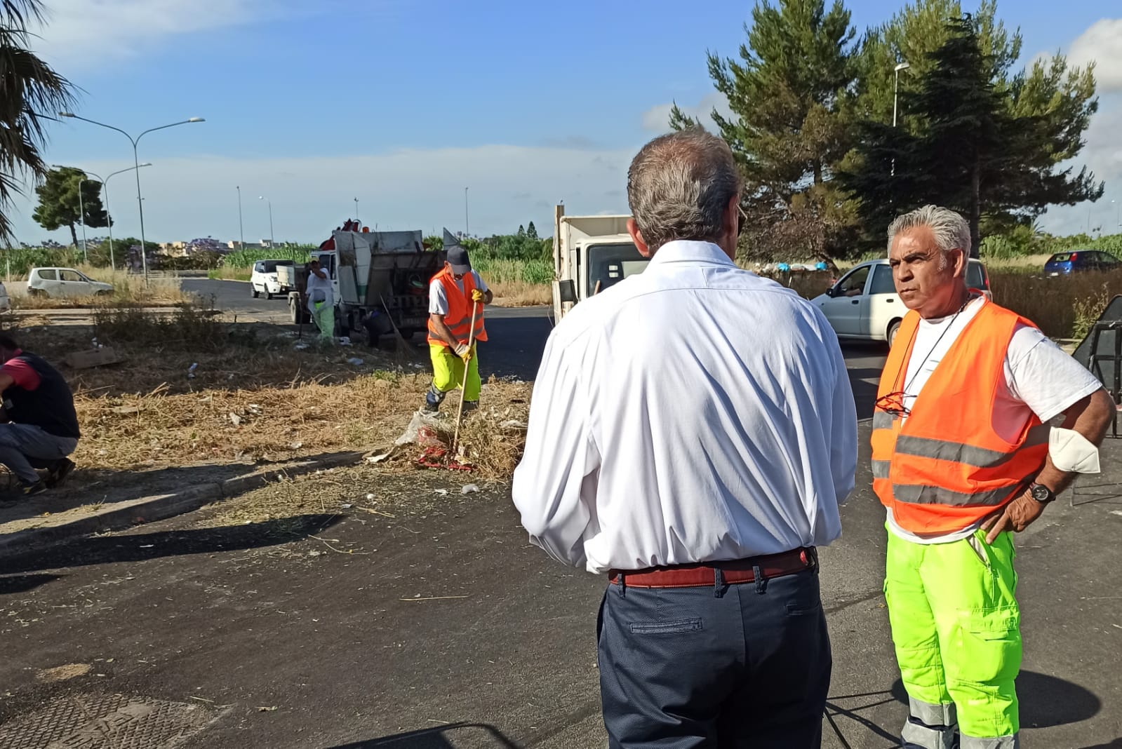 Trapani: Tranchida a Fontanelle per disporre bonifica. Nuova illuminazione per le Mura di Tramontana