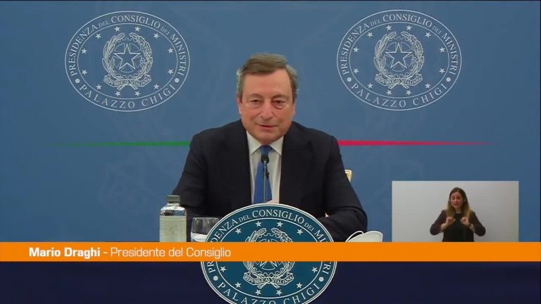 Draghi: “Il decreto Sostegni bis guarda al futuro”