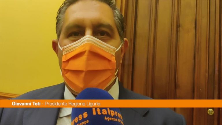 Toti: “Applicare il modello Genova al Recovery Plan”