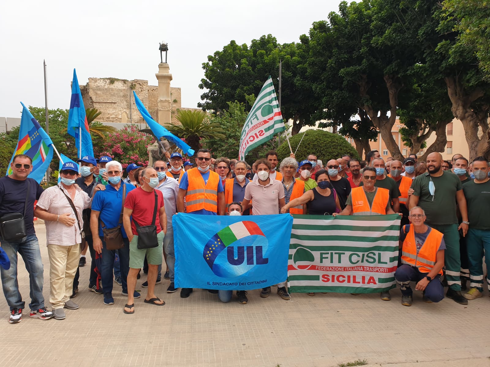 Sciopero abolizione art. 177 Codice Appalti, massiccia adesione dei lavoratori di igiene ambientale