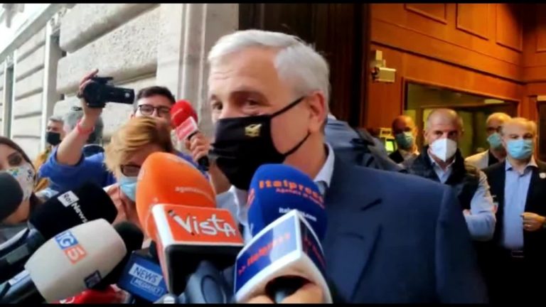 Amministrative, Tajani “A un passo dalla decisione”