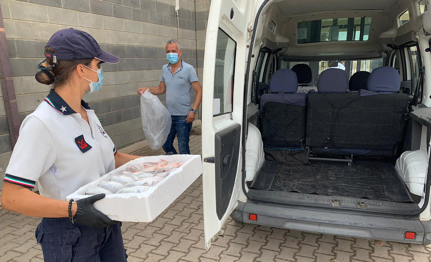 Pesce sequestrato dalla Capitaneria e derrate Coldiretti, donazioni per la Fondazione San Vito