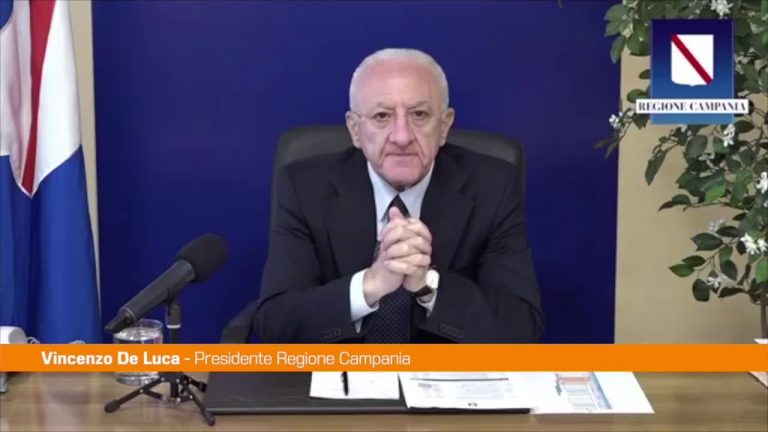 De Luca: “Vicenda AstraZeneca sconcertante”