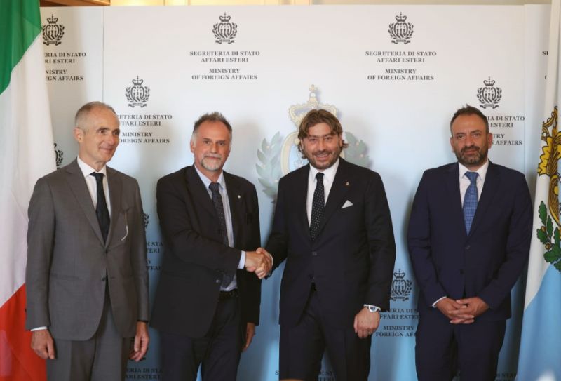 Garavaglia in visita ufficiale a San Marino, accordo sul turismo