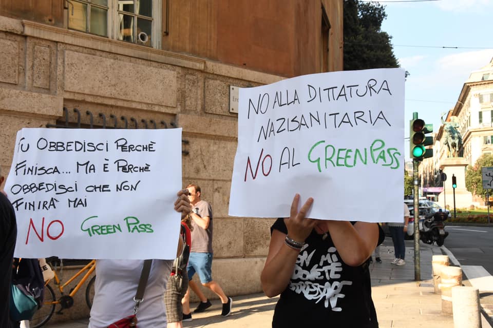 Sabato a Marsala un raduno contro green pass e “dittatura sanitaria”