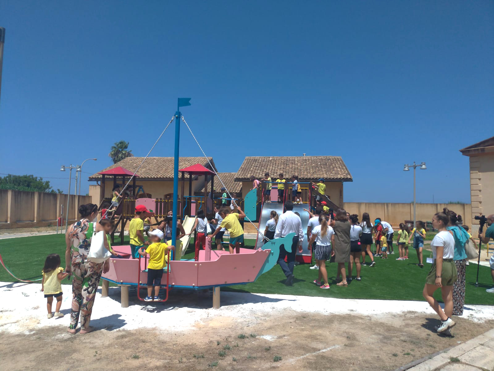 Marsala: al Giardino d’Infanzia inaugurato il Parco Giochi