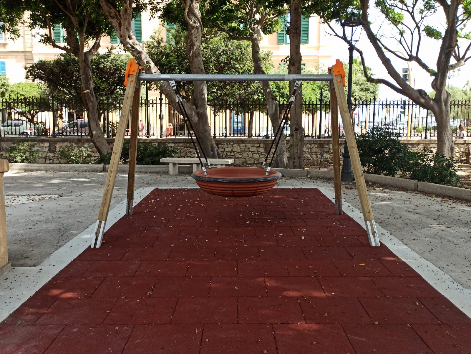 Parco giochi inclusivo a Villa Margherita, inaugurazione con animazione