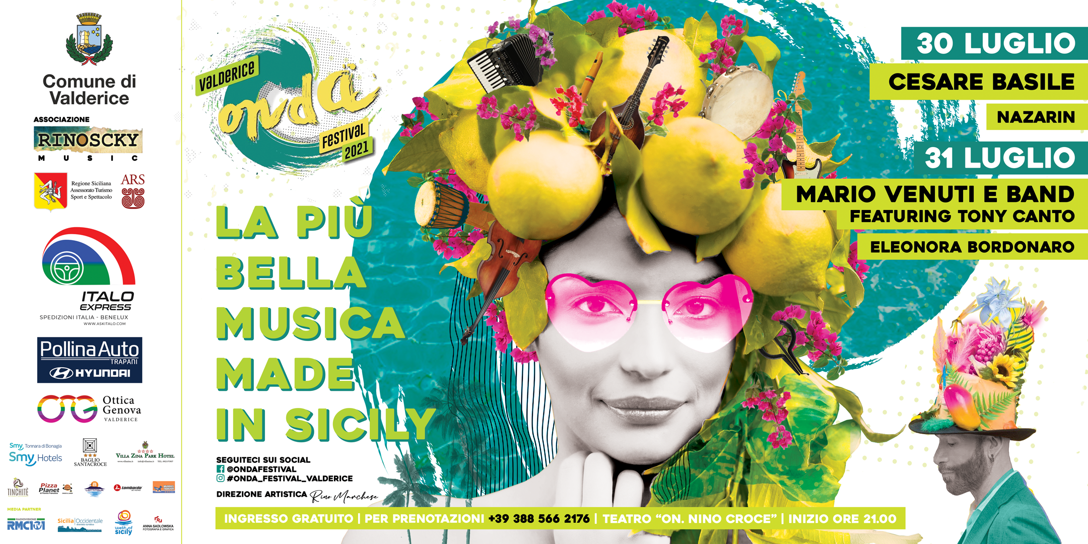 Onda Festival, a Valderice musica “Made in Sicily” con Venuti, Basile, Bordonaro